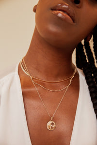 Layered gold multi chain